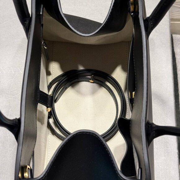 The Row Margaux 12 Soft leather black - Picture 4 of 5